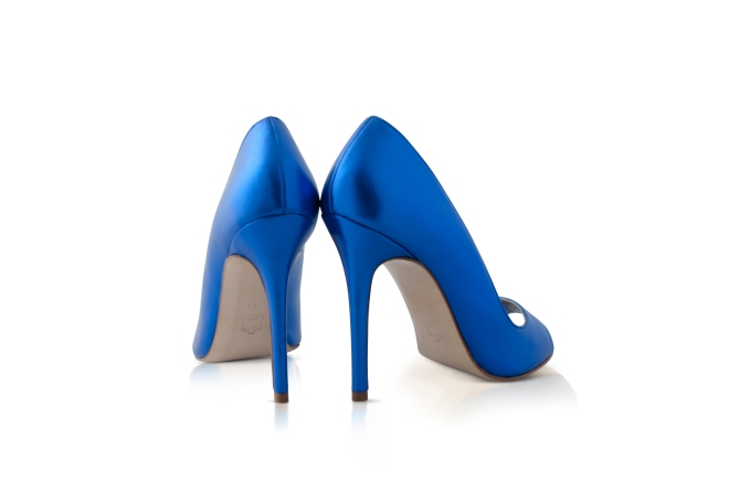 Haidee Electric Blue Shoes | Mo-Saique